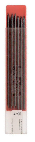 Etui de 12 mines graphite 2B diam 2mm