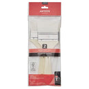 Pochette de 2 pinceaux Gesso & Vernis - Spalter large - Nylon blanc