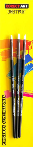 Pochette de 3 petites brosses