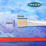 Pinceau scolaire Tri Star 308 Plat - 12 tailles