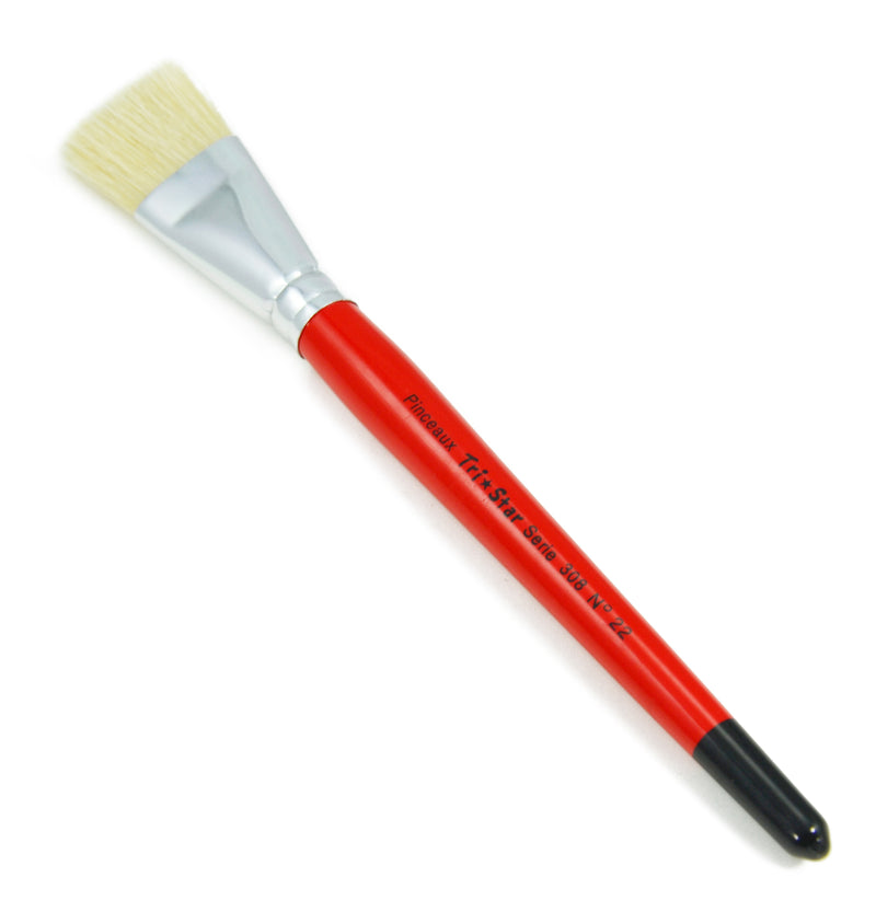 Pinceau scolaire Tri Star 308 Plat - 12 tailles