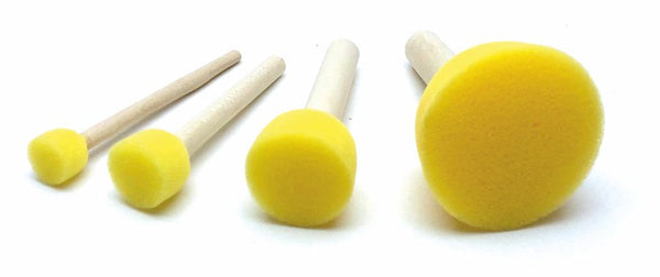 Pochette de 4 tampons mousse assortis
