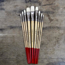 Brosse soie chunking cambrée - Série 7110CC - 9 tailles