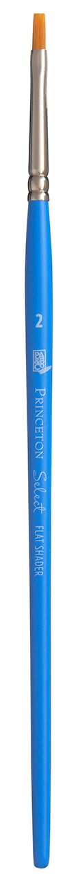 Pinceau Select 3750 synthétique brosse à ombrer plate manche court