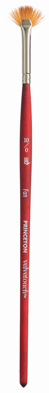 Pinceau Velvetouch 3950 éventail manche court 10/0