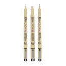 Set de 3 feutres noirs Pigma micron 0,3/ 0,4/ 0,5mm