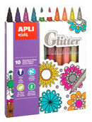 Set de 10 feutres glitter