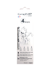 Pochette de 4 Feutres fin liner Graph'it
