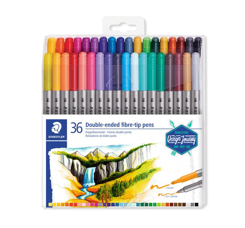 Staedtler, Crayons de couleur à double pointe assortis à corps