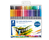 Etui de 72 feutres de coloriage double pointe Edition Design Journey