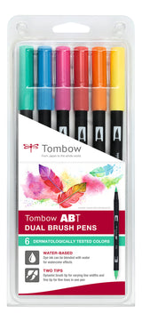 Feutre dual brush pen ABT étui 6 "testé dermatologiquent"