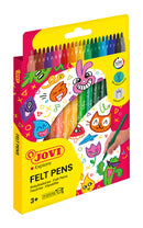 Etui 24 feutres Felt Pens couleurs assorties