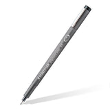 Feutres STAEDTLER - Pigment Liner - Etui chevalet 4+2 gratuits feutres noirs - Pointe calibrée 0,05, 0,1, 0,2, 0,3, 0,5, 0,8 - 308 SB6P