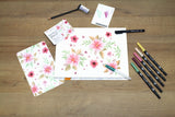 Set feutre ABT Aquarelle floral
