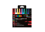 Set de 8 marqueur POSCA pointe moyenne Brush PC-5BR
