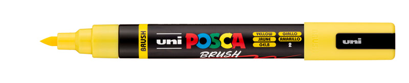 Marqueur POSCA pointe moyenne Brush PC5M à l'unité