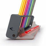 Stylo-feutre pointe moyenne Stabilo Point 68 - Click box de 10 stylos-feutres - Stabilo