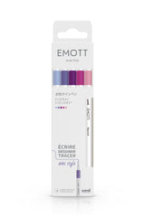 Pochette de 5 Feutres Emott - Floral colors