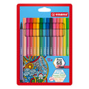 Assortiment de 15 feutres STABILO Pen 68