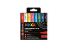 Etui de 8 marqueurs Posca PC1MC assortis - Couleurs classiques