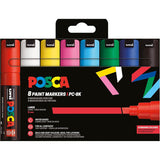 Etui de 8 marqueurs Posca PC8K assortis - Couleurs classiques