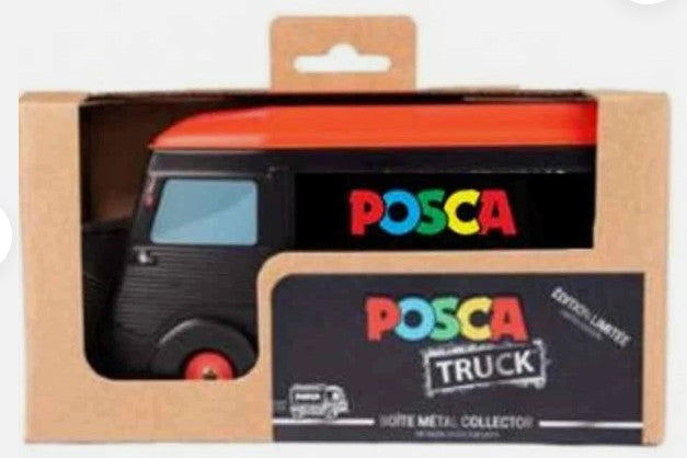 Etui de 5 marqueurs Posca PC5M édition TRUCK