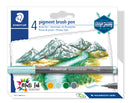 Set de 4 feutres Pigment Brush 371 marine