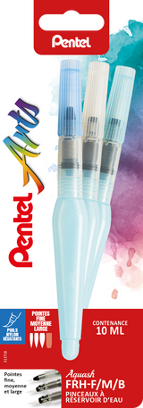 Pinceau réservoir d'eau 3 tailles