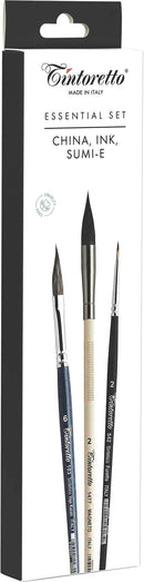 Set essentiel de 3 pinceaux spéciaux - Tintoretto