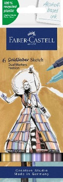 Pochette de 6 Sketch Marker Goldfaber - Fashion