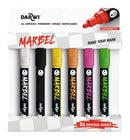 Set de 6 marqueurs Marbel pointe médium 4 mm - assortiment fluo