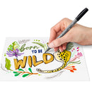 Stylo pigmentaire 376 noir intense à pointe ronde 1 mm