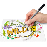 Stylo pigmentaire 376 noir intense à pointe ronde 1 mm