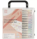 Mallette 48 feutres calligraphie double-pointe