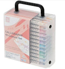 Mallette 48 feutres calligraphie double-pointe