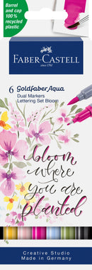 Set de 6 marqueurs Goldfaber Aqua teintes Seaside