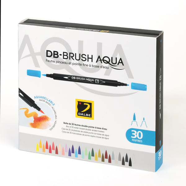Boîte de 30 feutres DB-Brush Aqua