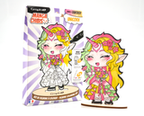 Kit  coloriage Chibis figurine Unicorn - Graph'It