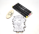 Kit  coloriage Chibis figurine Unicorn - Graph'It