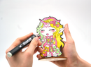 Kit  coloriage Chibis figurine Unicorn - Graph'It