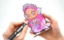 Kit coloriage Graph'it Chibis - Figurine Mermaid