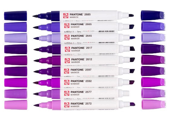 Set marqueur Pantone x 9 purple
