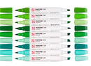 Set marqueur Pantone x 9 green