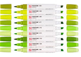 Set marqueur Pantone x 9 green yellow