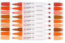 Set marqueur Pantone x 9 warm red