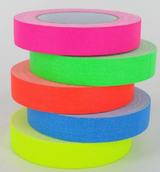 Gaffer toile jaune fluo 19mm x 25m