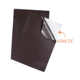 Feuilles magnétiques - A4 - épaisseur 0,5 mm - Noires ou couleurs assorties
