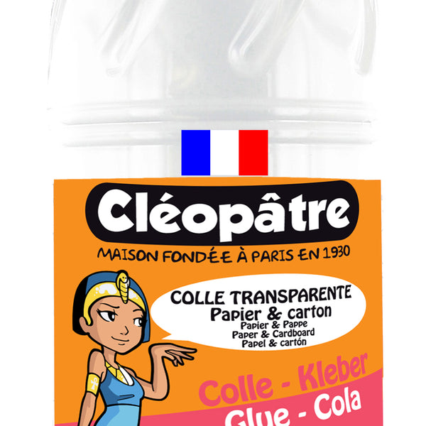 CLEOPATRE - CLEOPATRE Colle synthétique transparente / Flacon de colle  transpare