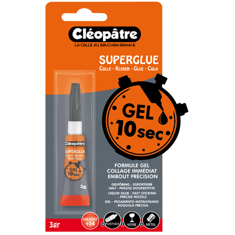 Colle super Glue Liquide ou Gel 3 g