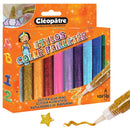 10 Stylos Colle Pailletée 12g - Glitter Glue - Cléopâtre